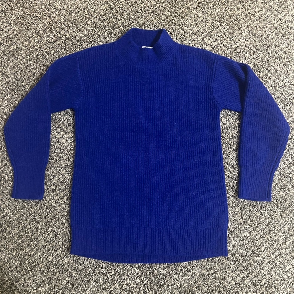 NWT Crewcuts Girls' ribbed mockneck sweater in supersoft yarn Size M (8-9)